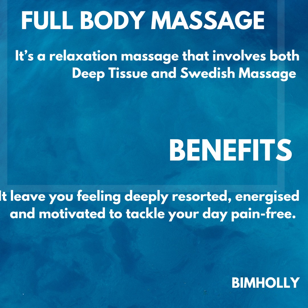 Bimhollyb In Home Mobile Massage Therapy Nigeria
